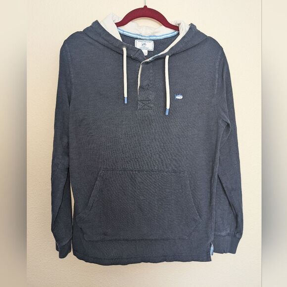 Southern Tide Other - Southern Tide Skipjack Logo Navy Blue Long Sleeve Pullover Hoodie Men's Size XS